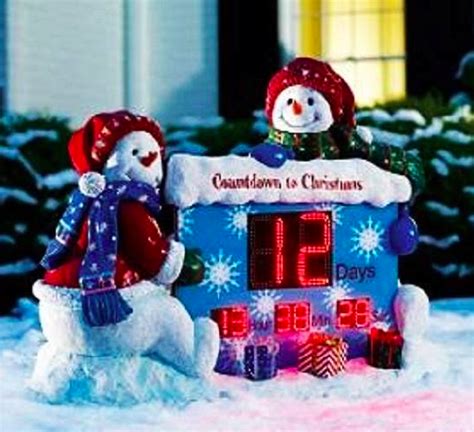 Christmas Countdown Countdown Clock Outdoor Christmas Decorations