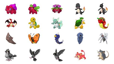 Kanto Pokemon Shiny Redesigns Part 1 | Scrolller