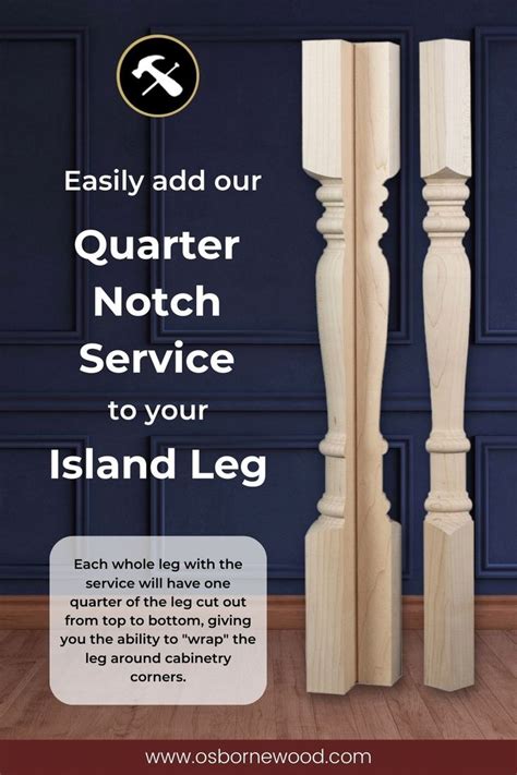 Image Features An Example Of A Quarter Notched Island Leg Showing How