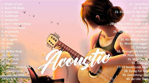 Top Acoustic Soft Songs Cover With Lyrics Hot Trending Acoustic