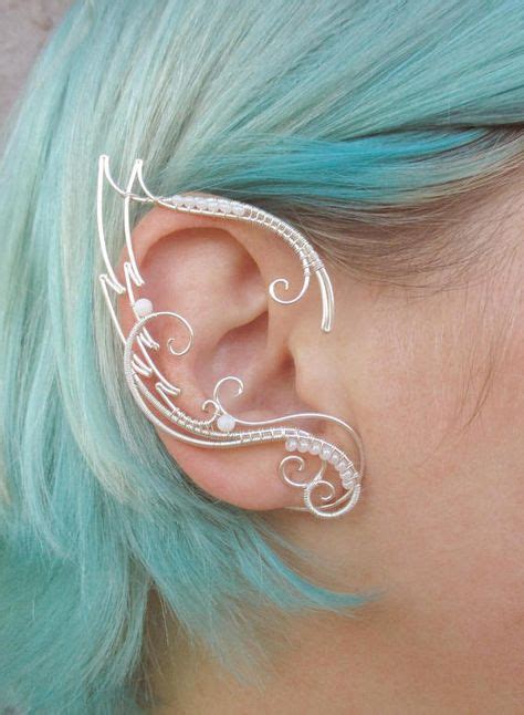 Pair Of Elf Ear Cuffs Skadi Ear Cuff Elf Ears Fairy Ear Cuffs