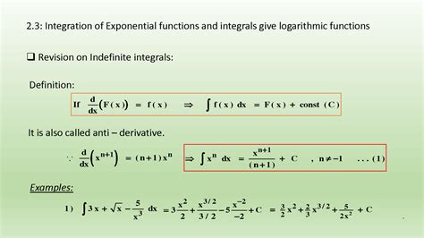 Solution Basic Mathematics Indefinite Integrals Studypool