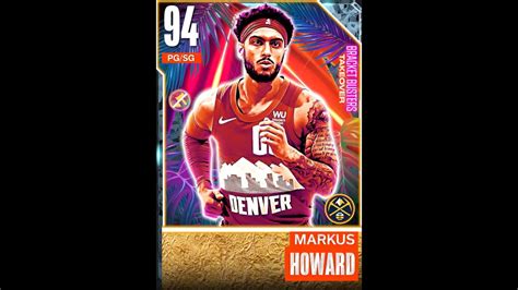 We Got Diamond Markus Howard Gameplay In Nba K Myteam Youtube