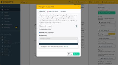 Deelbetalingen En Aanbetalingen Inboeken In Je Boekhouding Rompslomp