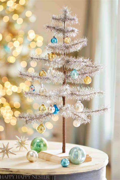 Vintage Tinsel Tree DIY - Happy Happy Nester