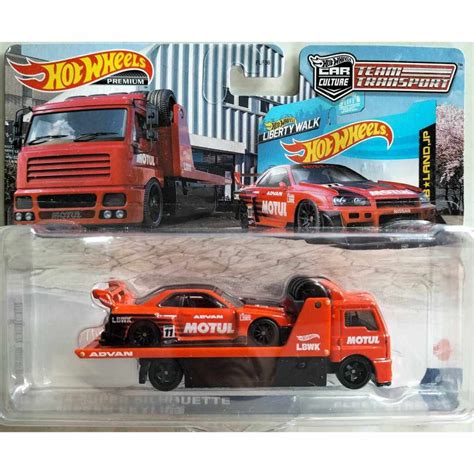 Hot Wheels Car Culture Team Transport LB ER34 Super Silhouette Nissan