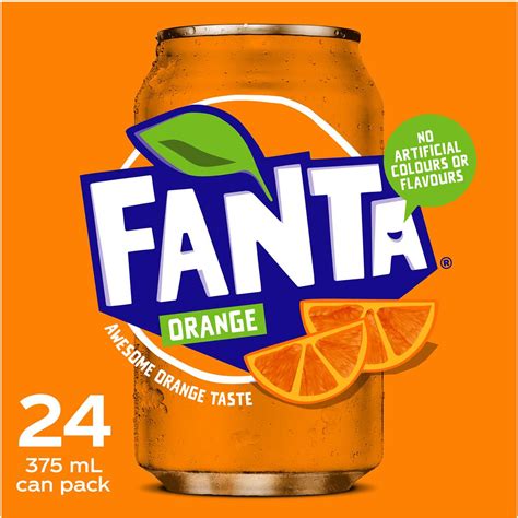 Fanta Orange 24x375ml Pack Woolworths