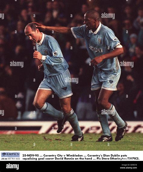 Nov Coventry City V Wimbledon Coventry S Dion Dublin Pats