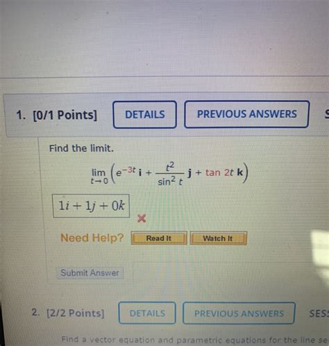 Solved Points Details Previous Answers Sesscalcet Chegg