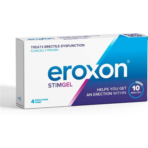 Eroxon Stimgel Treatment Gel For Erectile Dysfunction Single Dose