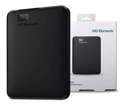 Disco Duro Externo Western Digital Wd Elements Portable Wdbuzg Bbk