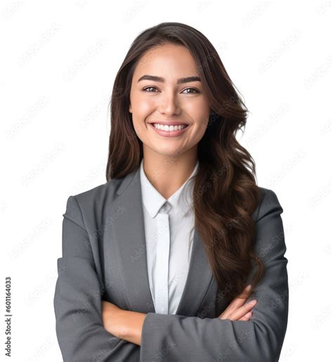 Business Woman Isolated Illustration Ai Generative Stock Illustration