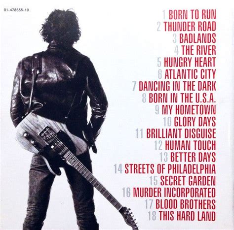 Bruce Springsteen Greatest Hits Bruce Springsteen Bruce