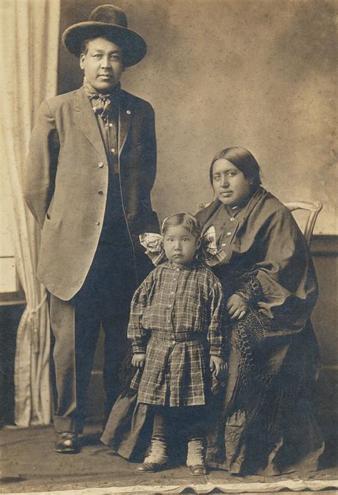 Native American Family Photograph by Paul Ashby Antique Image