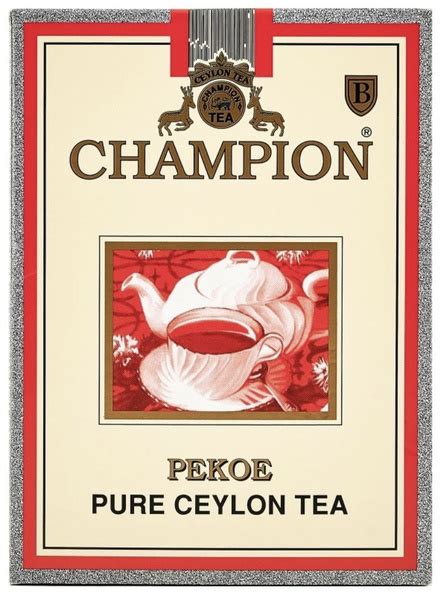 Чай Чампион Champion Pekoe Pure Ceylon Tea 100 гр купить с доставкой