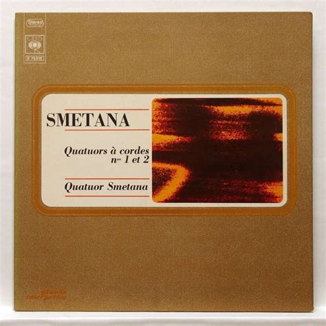 Smetana String Quartets Nos 1 2 Smetana Quartet LP Gatefold