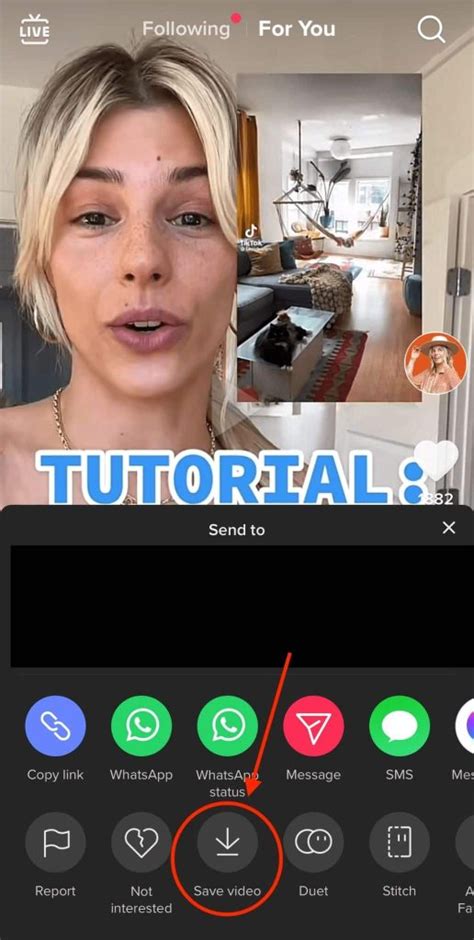 Comment partager des vidéos TikTok avec le statut WhatsApp Android