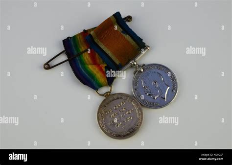 WW1 British War Medals Stock Photo - Alamy