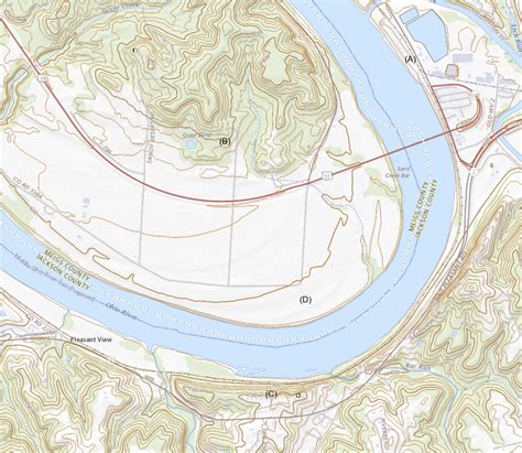 Solved Use The Topographic Map Screen Captured From Chegg