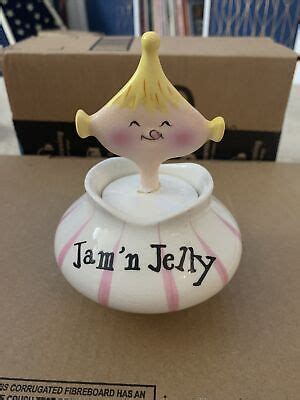 Vintage Holt Howard Pixieware Jam N Jelly Condiment Jar Pixie 1960 EBay