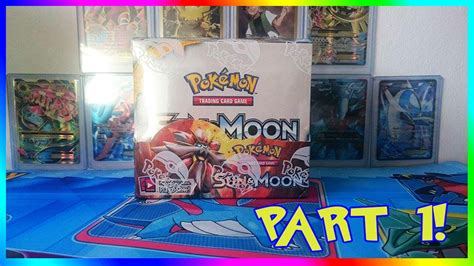 Opening A SUN And MOON Booster Box Part 1 Of 4 YouTube