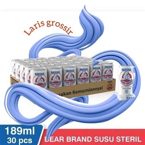 Jual Nestle Susu Bear Brand Susu Beruang 1 Karton 1 Dus Isi 30 Shopee