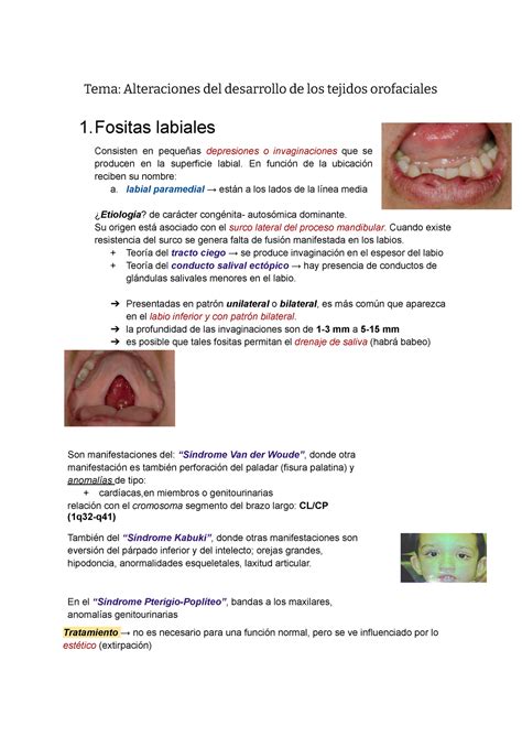 Tema Pato Apuntes De Patologia Tema Alteraciones Del Desarrollo