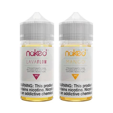 Naked Ice E Liquid Combo Pack Ml