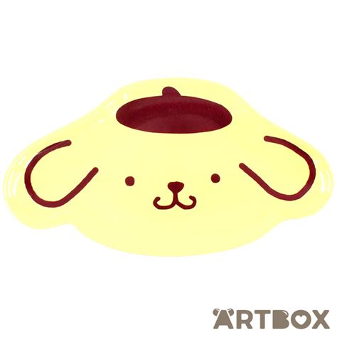 Buy Sanrio Pompompurin Face Die Cut Mini Plate 14cm At Artbox