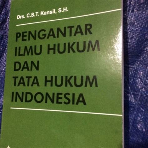 Jual Buku Pengantar Ilmu Hukum Dan Tata Hukum Indonesia Shopee Indonesia