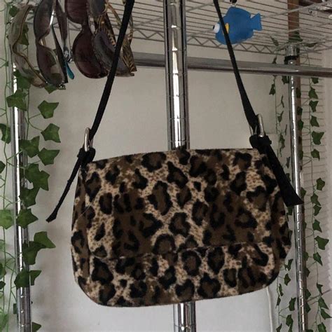 Cheetah Print Purse Y2k 2000 Vintage Depop