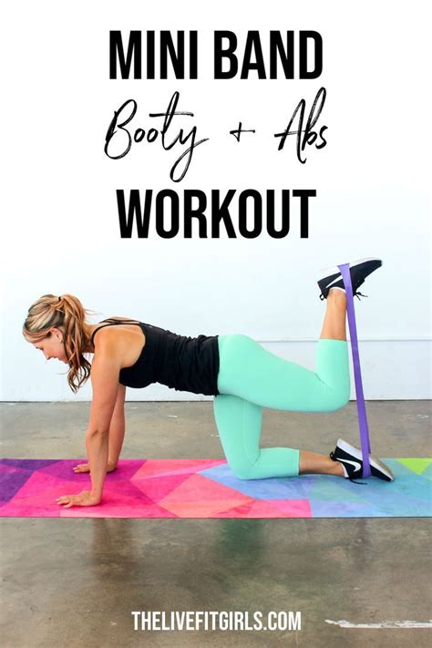 Resistance Band Abs And Booty Workout Excersise Band Workout Booty