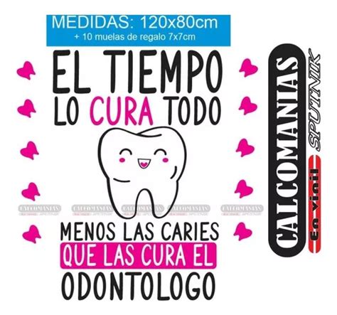 Vinil Decorativo Consultorio Dental Meses Sin Inter S