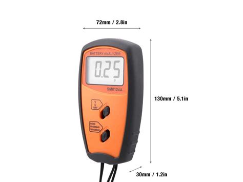 SM8124A Battery Resistance Voltmeter Internal Impedance Meter LCD