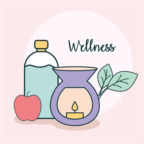 Wellness Icons Poster 3749188 Vector Art At Vecteezy