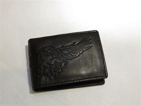 Storm Money Clip Black Eagle Mens Wallet Fossil Card Id Bifold Flip