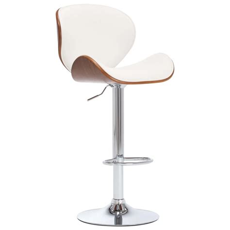 Tabouret De Bar Blanc Similicuir Salons Salle Manger Chaises Bureau