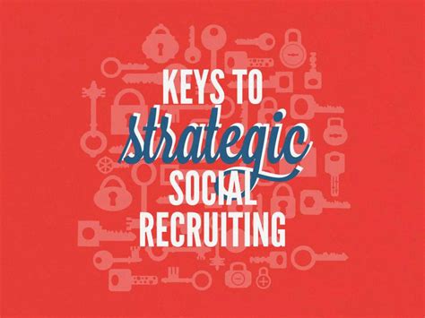 Keys To Strategic Social Recruiting Ppt