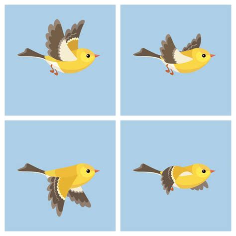 Cartoon Of A American Goldfinch Illustrations Royalty Free Vector