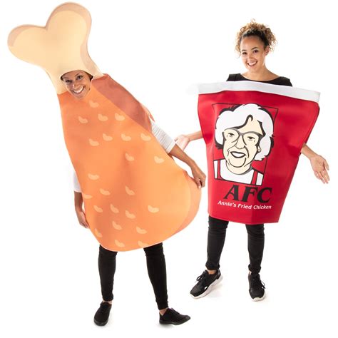 Bucket O Fried Chicken Halloween Couples Costume Funny Food Adult