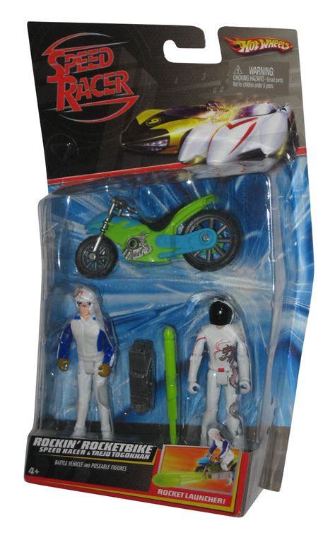 Speed Racer Rockin Rocketbike Taejo Togokhan Mattel Hot Wheels Toy Figure Set EBay