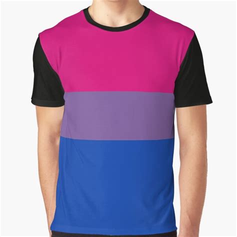 Bisexual Pride Flag Graphic T Shirt For Sale By Esyspam Redbubble