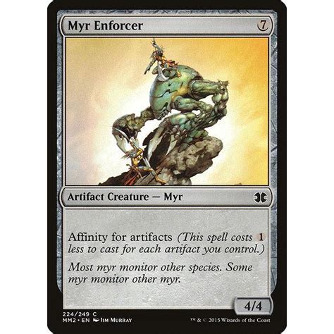 MTG 無 英語版 マイアの処罰者 Myr Enforcerモダンマスターズ2015 MM2 MM2EN224 ツクモヤ ヤフー店