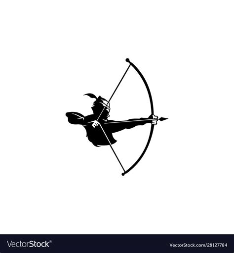 Archery logo Royalty Free Vector Image - VectorStock