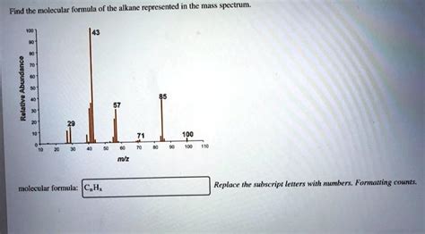 Find the molecular formula of the alkane represented … - SolvedLib