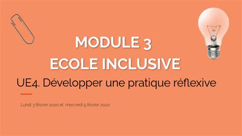 TPE Module 3 Ecole Inclusive