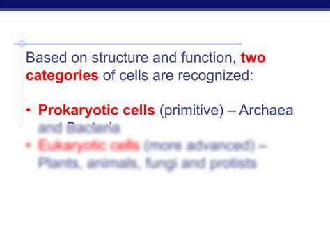 SOLUTION: Cell basic structure - Studypool