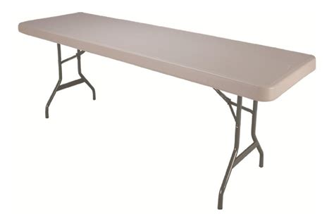 Mesa De Plastico Verona Plegable Beige En Mercado Libre