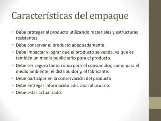 Empaque Etiqueta Y Embalaje Ppt