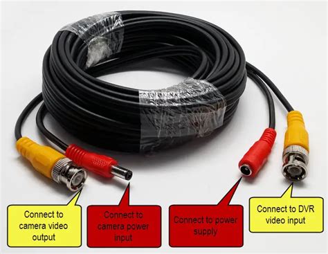 Security Camera Wiring Color Code Camera Security Wiring Col